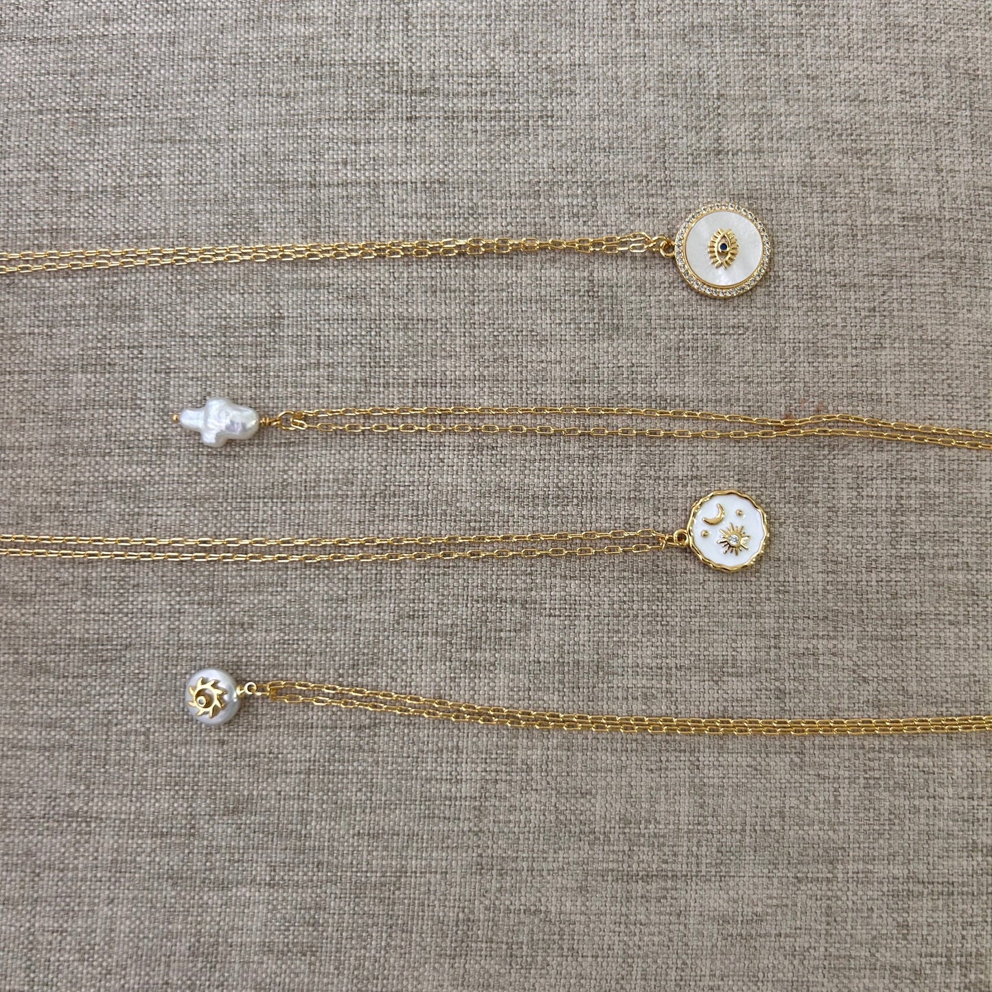 Costal Faith Necklace - 18K Gold Plated