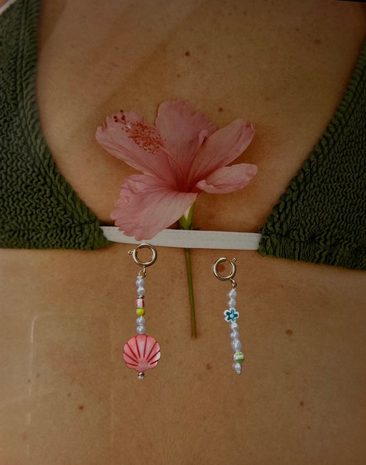 Shell & Bloom – Bikini Charm Duo
